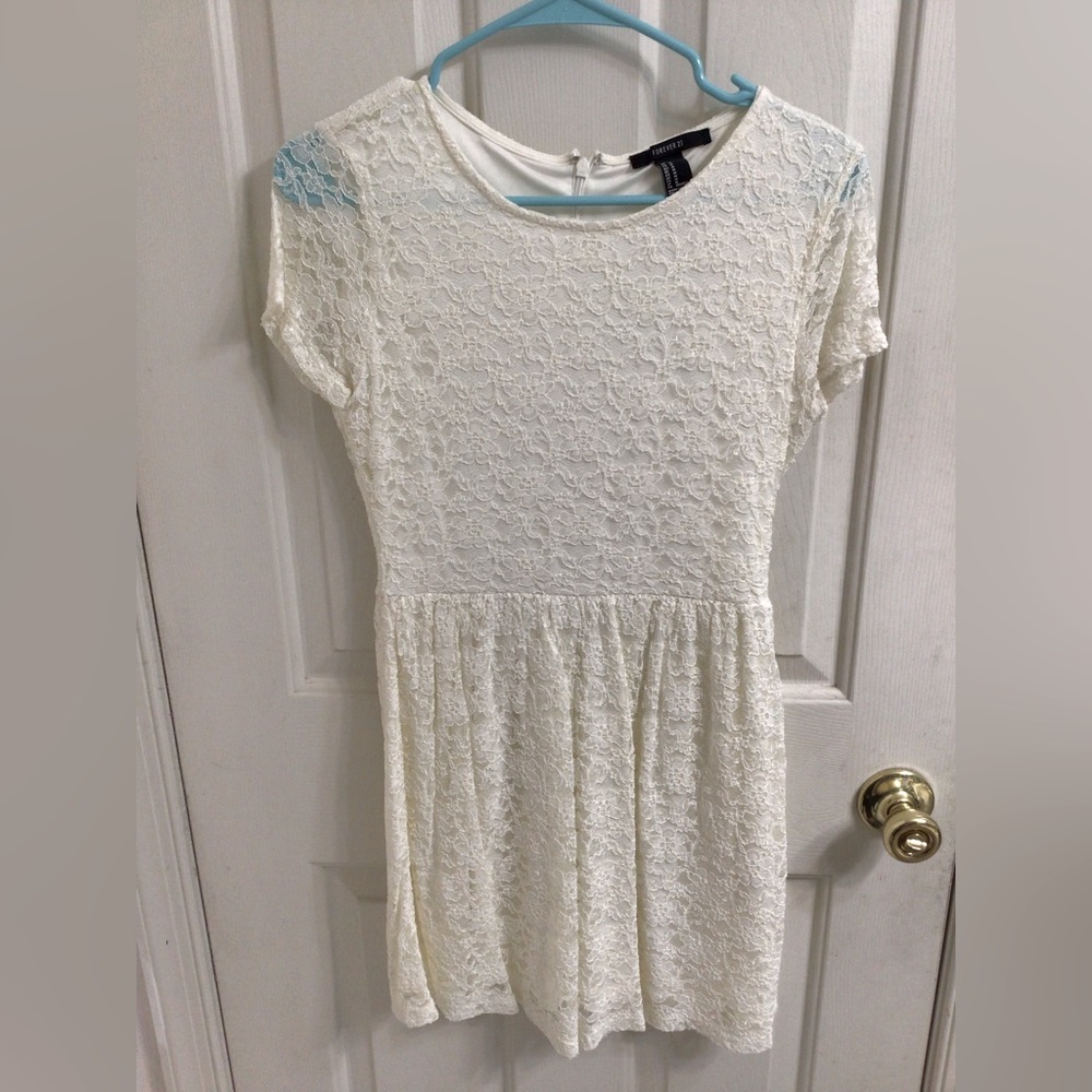 Floral Cream Dress